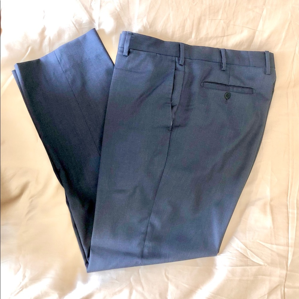 FAÇONNABLE ITALIAN SLACKS SOFT WOOL NEEDS MENDING